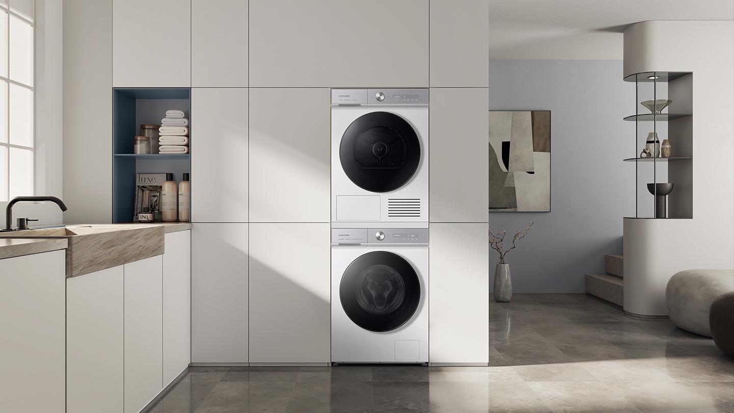 Bespoke AI Washer and Dryer Bisa Simpan Deterjen Untuk Sebulan Pencucian